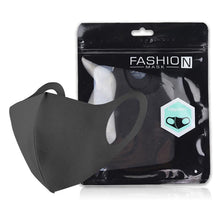 Load image into Gallery viewer, 5pcs Washable Earloop Face Mask Reusable Dust-Proof Cotton Mouth Mask Breathable Fashion Black Masks For Adults Festival Mascara