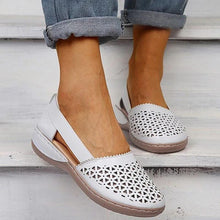 Load image into Gallery viewer, Women Wedges Orthopedic Hollow Out Vintage Sandals