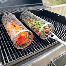 Load image into Gallery viewer, Barbecue stainless steel wire mesh cylinder