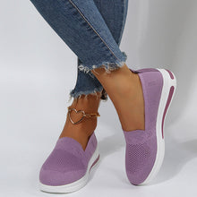 Load image into Gallery viewer, Women's Flyknit Flat Heel Round Toe Comfort Walking Shoes
